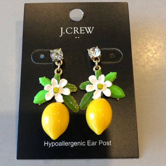 J. Crew Factory Jewelry - J. Crew Factory Lemon Earrings